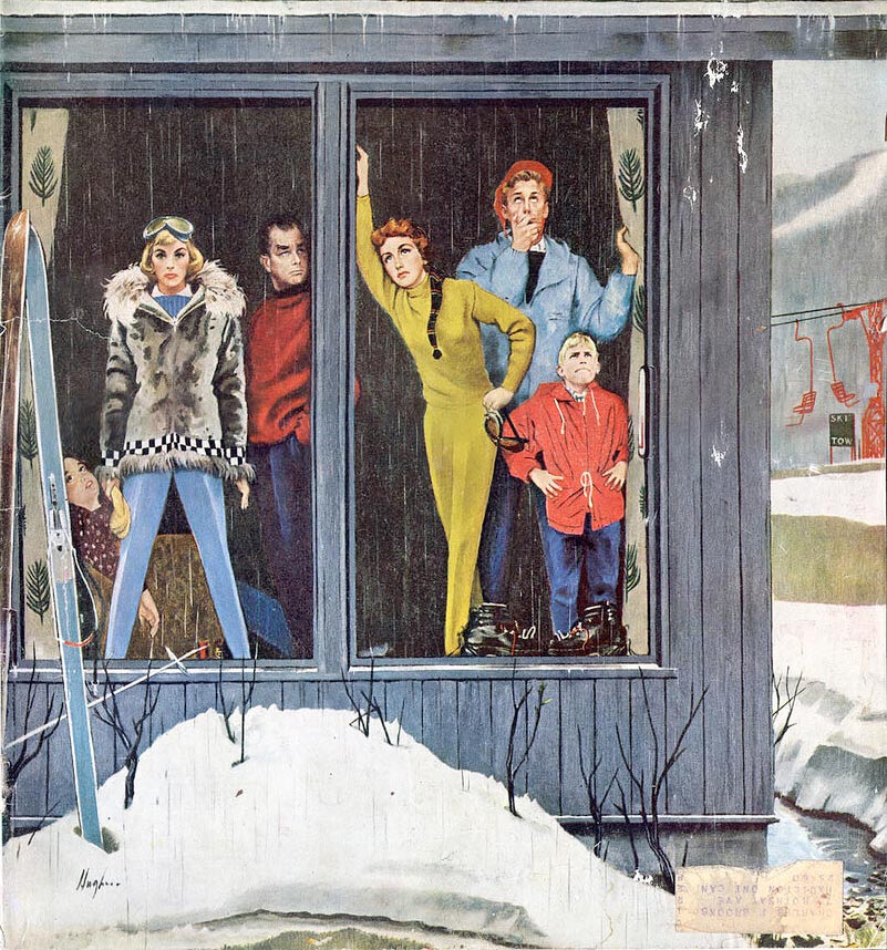 Rain and Melting Snow (Дождь и тающий снег), 1959