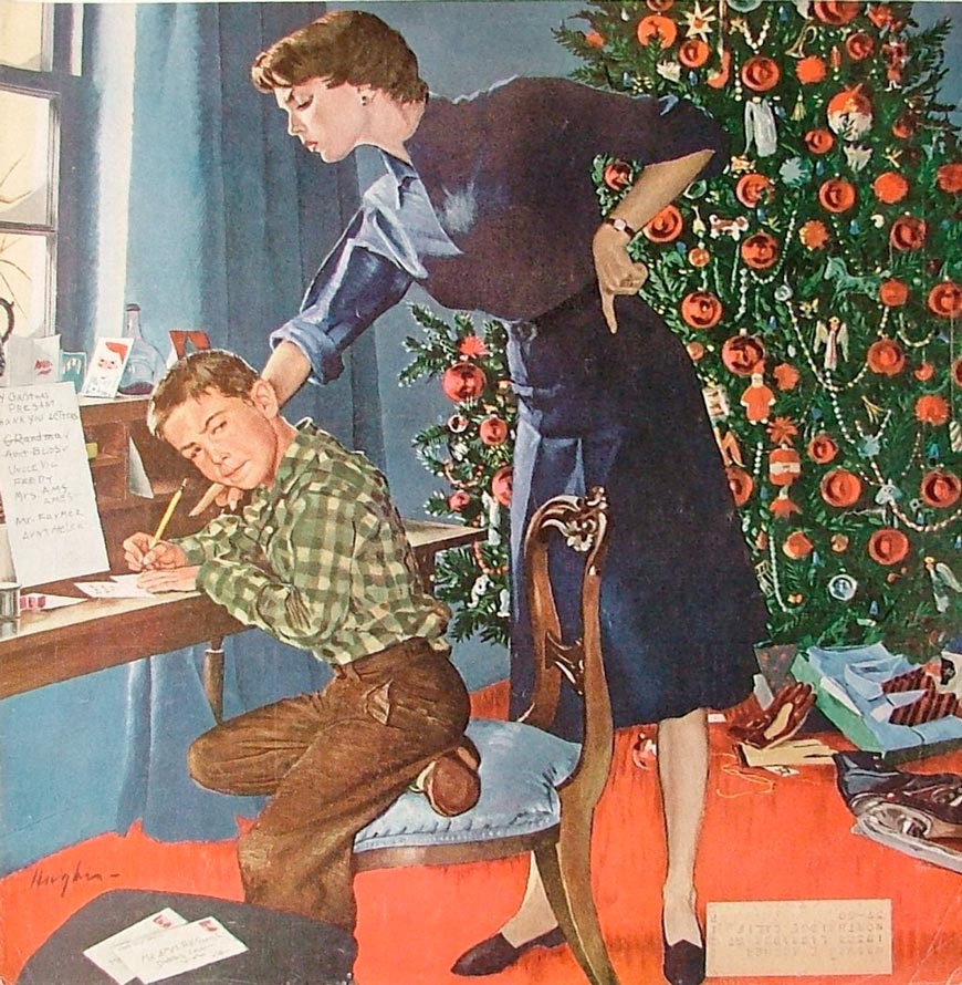 Writing Thank You Notes (Написание благодарственных писем), 1959