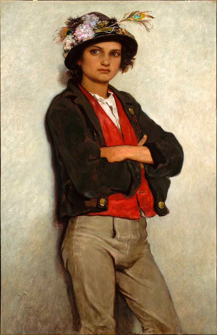 Italian Peasant Boy (Итальянский крестьянский мальчик), 1866