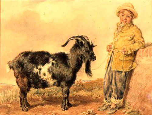 Boy and Goat (Мальчик и козёл)