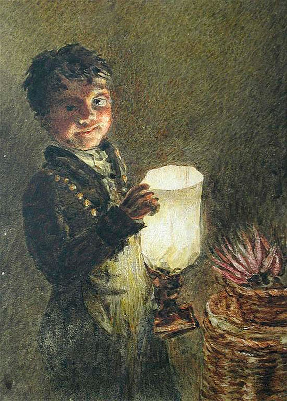 A Boy with a Lamp (Мальчик с лампой)