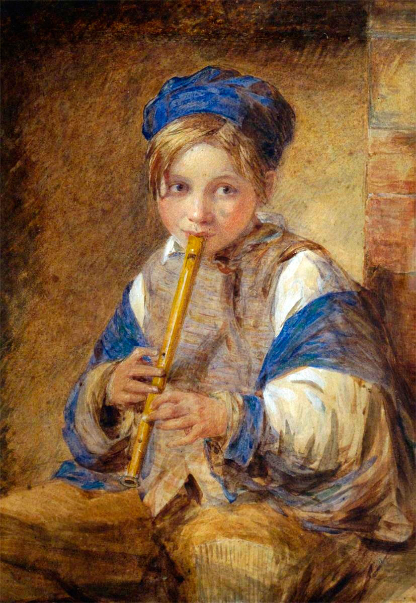 A Boy Playing the Recorder (Мальчик, играющий на флейте)