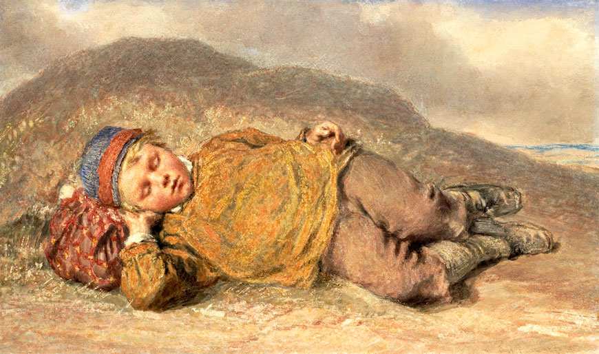 A sleeping boy (Спящий мальчик)