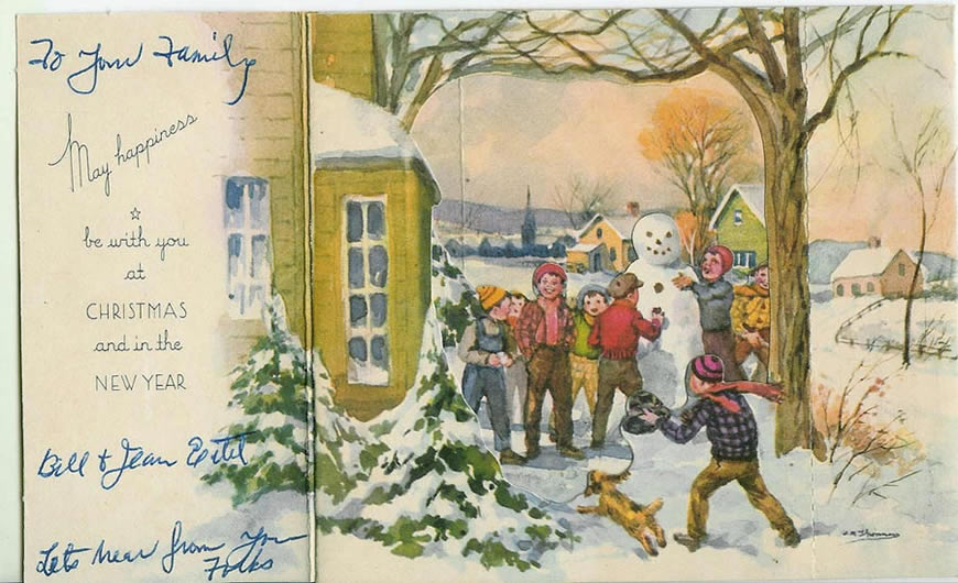 Рождественская открытка * Christmas postcard, XX