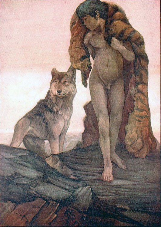 Mowgli and the Lone Wolf (Маугли и одинокий волк)