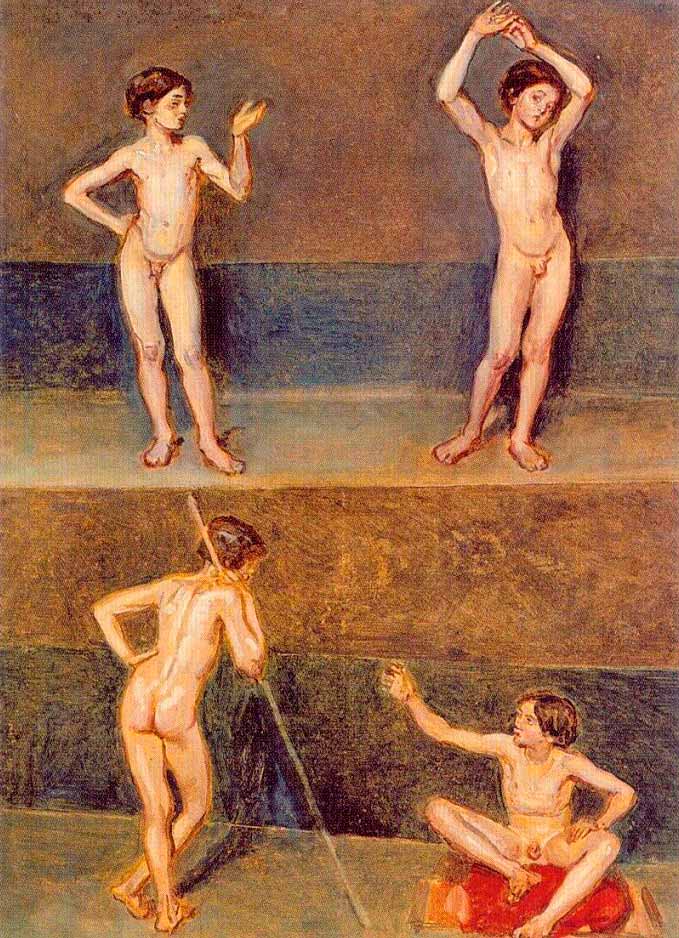 Эскиз четырёх мальчиков (Study of the four boys)