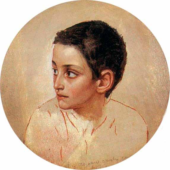 Голова мальчика (Head of a boy), 1833-1857