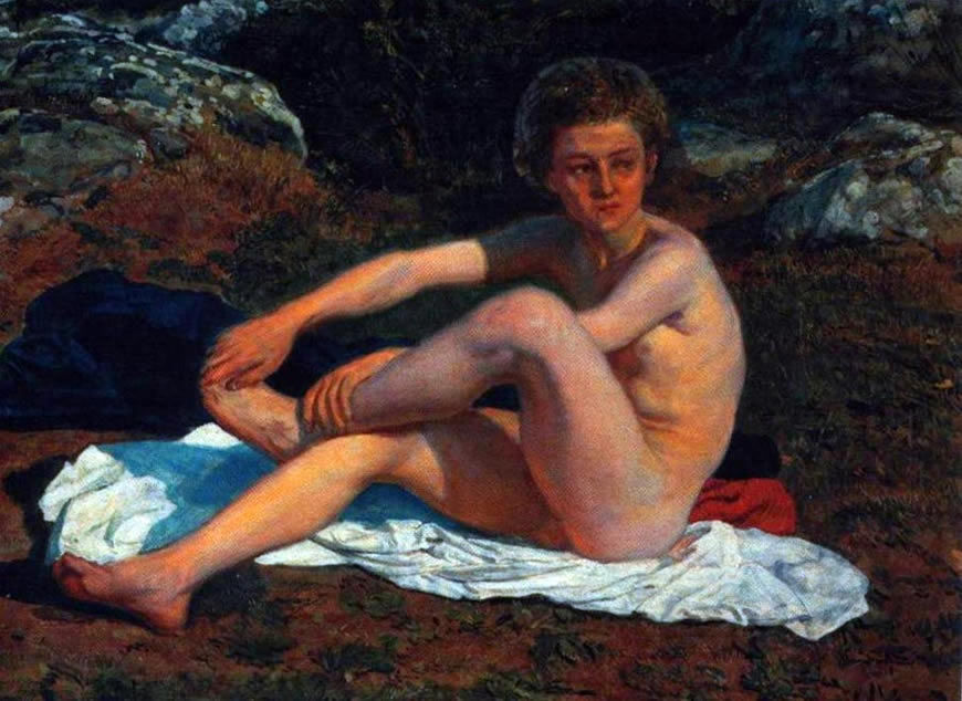 Haгoй мaльчик (Naked Boy), 1830г