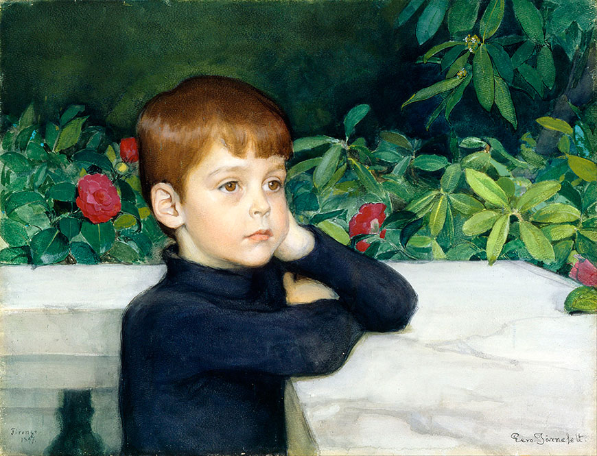 Portrait of the Artist's Son, Heikki Järnefelt (Портрет сына художника), 1897