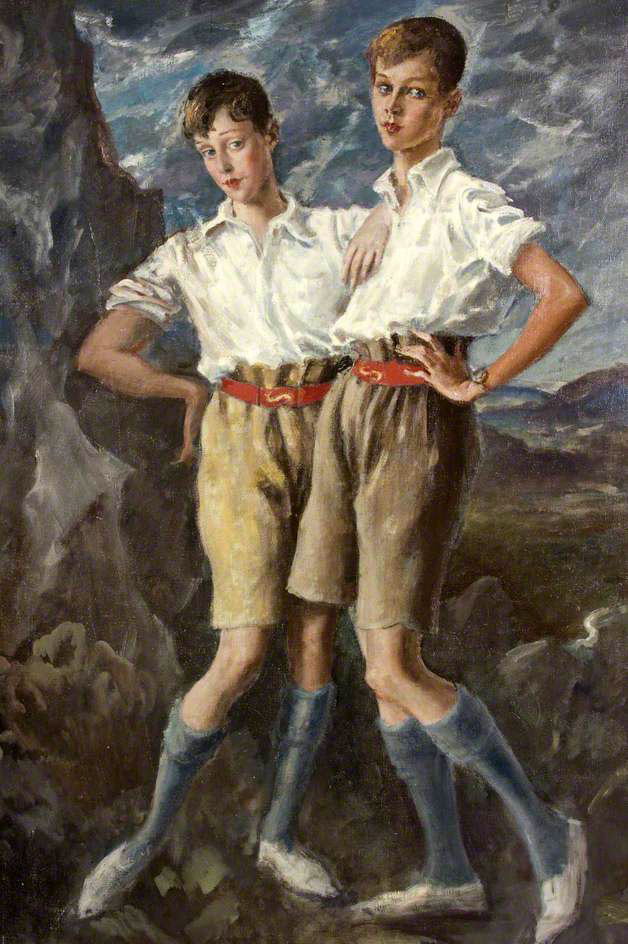 Thomas Francis Jeune and Hanmer Cecil Hanbury, c.1926