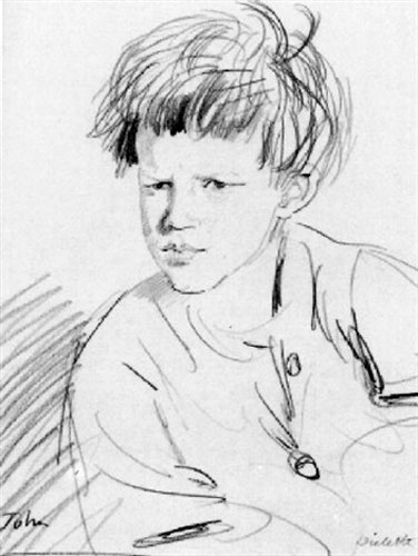 Edwin John, the artist's son (Эдвин Джон, сын художника), 1905