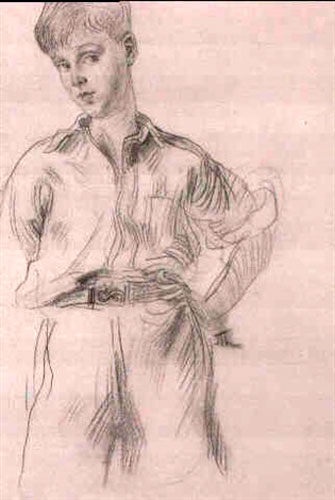 Study of Hanmer Hanbury (Эскиз Хэнмера Ханбури), 1926