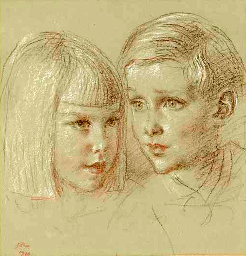 Tessa and Richard Head (Головы Тессы и Ричарда), 1944