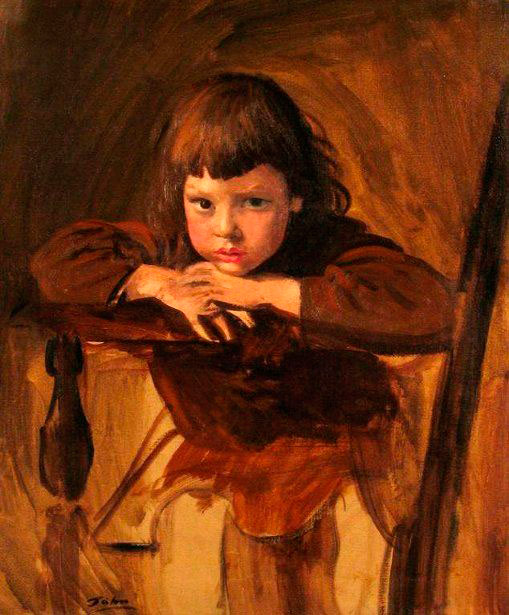 A boy in brown (Мальчик в коричневом)