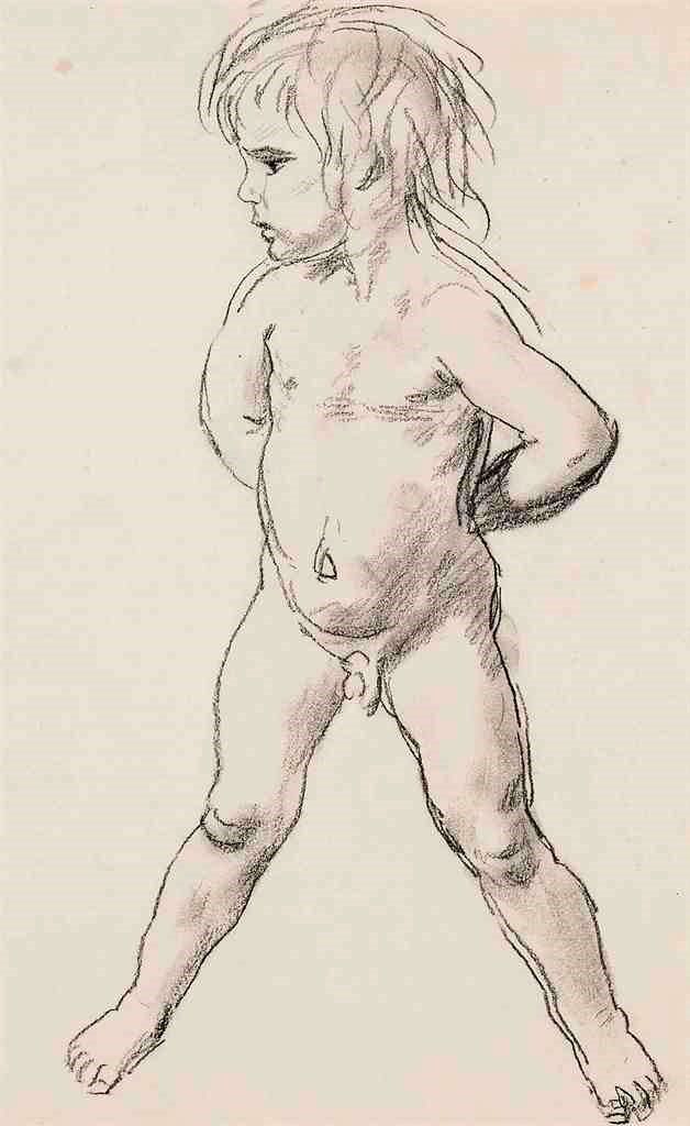 Child standing (Стоящий ребёнок)