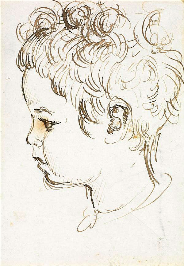 Head of a young boy (Голова маленького мальчика)