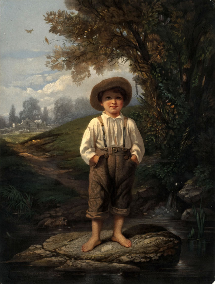 The Barefoot Boy (Босоногий мальчик), 1867-1869