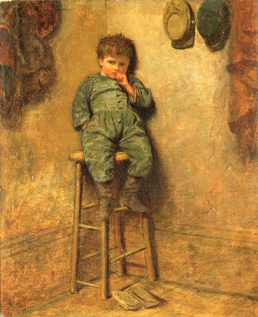 Little Boy on a Stool (Маленький мальчик на табурете), 1861