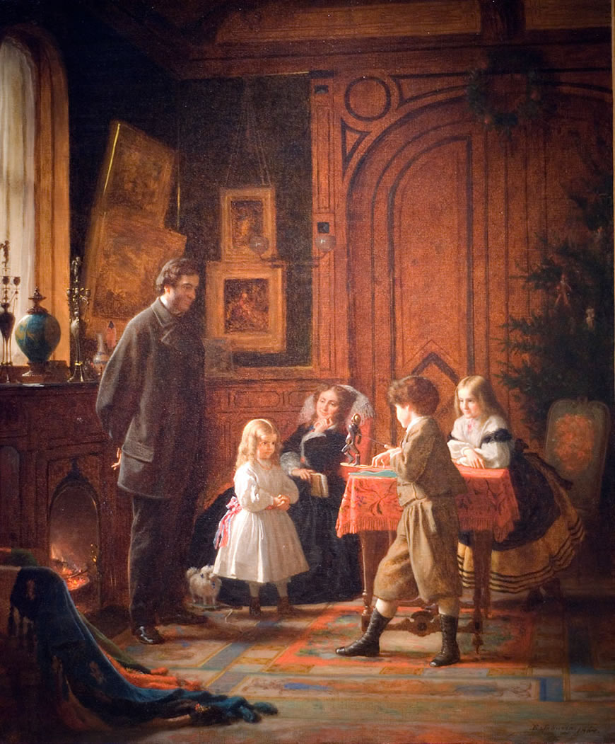 Christmas-Time, The Blodgett Family (Рождество. Семья Блоджетт), 1864