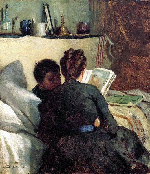 The Little Convalescent (Маленький выздоравливающий), c.1872-1880