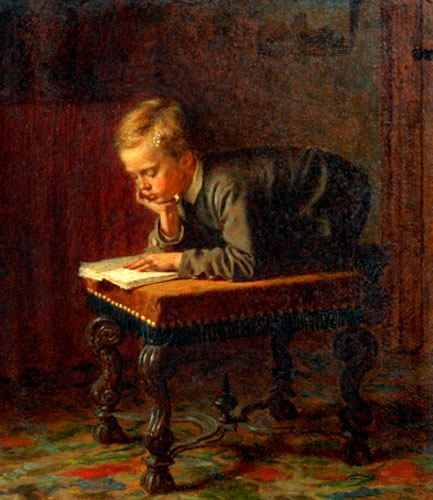 Reading Boy (Читающий мальчик), 1863