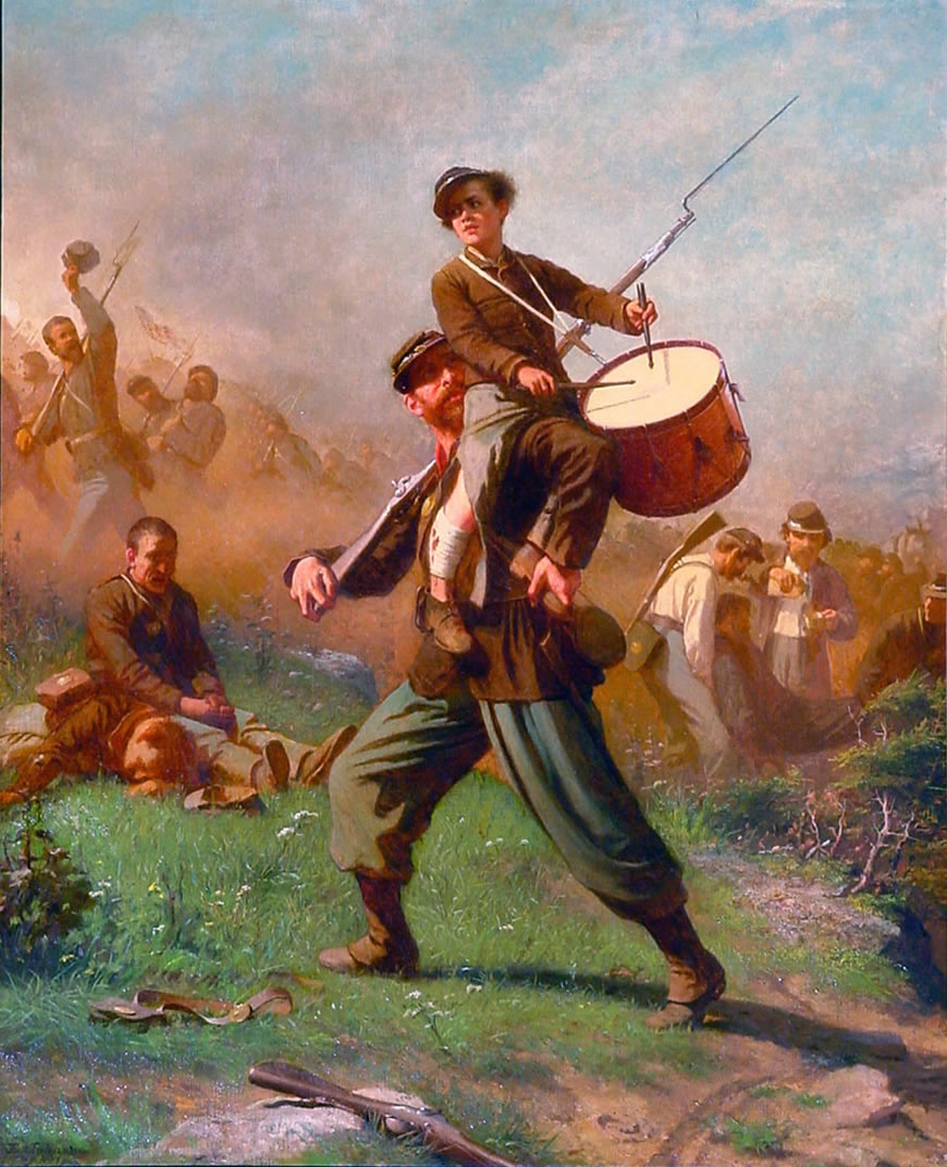 Wounded Drummer Boy (Раненый мальчик-барабанщик), 1865-1869