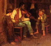 Fiddling His Way (Его способ игры на скрипке), c.1866