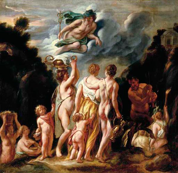 Mercure découvrant herse et ses compagnons (Меркурий обнаруживает Герсеса и его спутников)