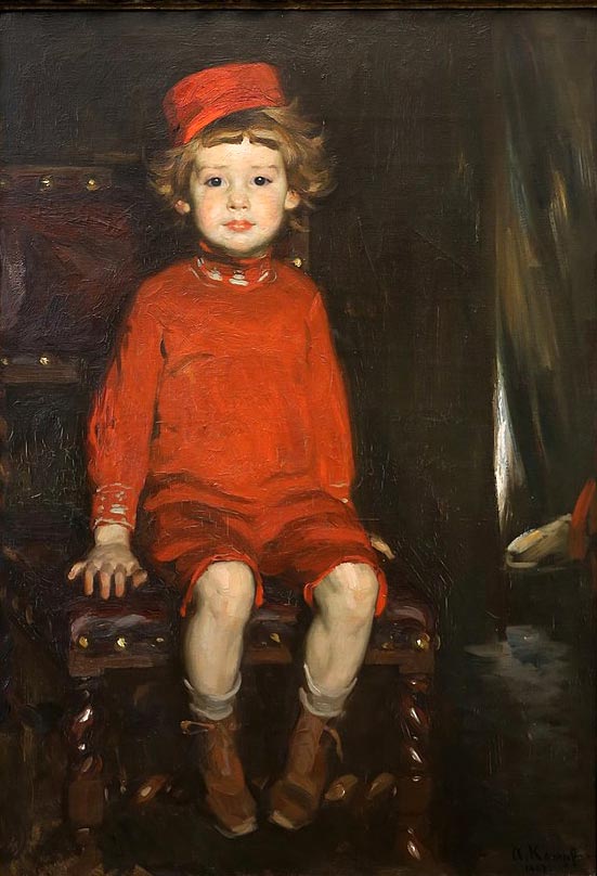 Knabe in Rot (Мальчик в красном), 1907