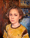 Portrait of a boy in a yellow T-shirt