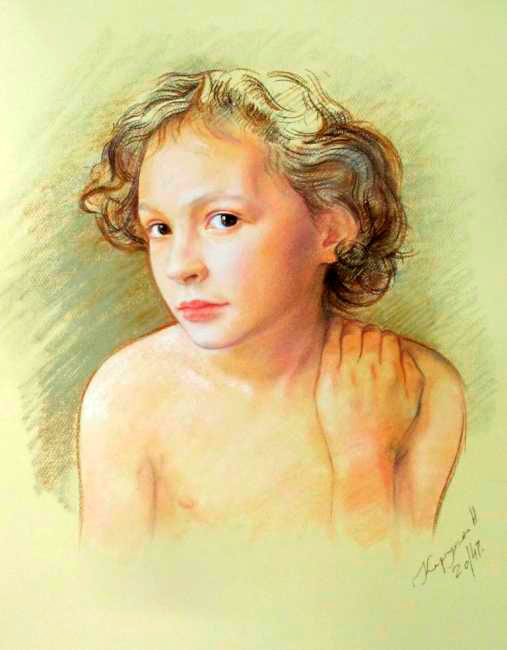 Пopтpeт cынa Apceния (Portrait of the artist's son, Arseny), 2014