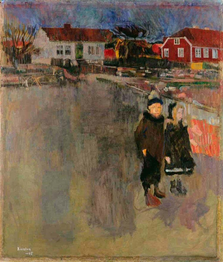 Vårkveld i Ula (Весенний вечер в Уле), 1905