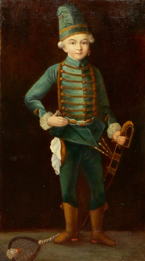 Portrait of a boy in hussar uniform (Портрет мальчика в гусарской форме)