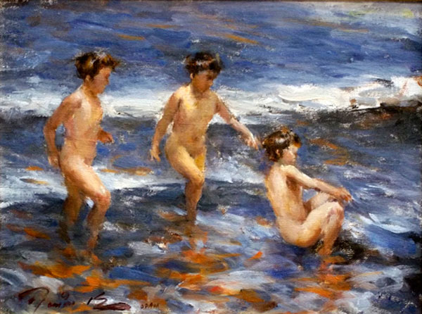 Children on the beach (Дети на берегу)