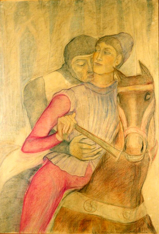 Lahire et le jeune Ogier de Beauséant (Лахир и юный Ожье де Босеан), 1972 