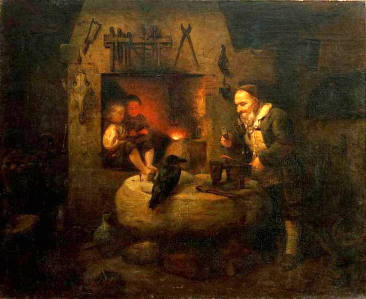 In Schmiede (B кузницe), 1851