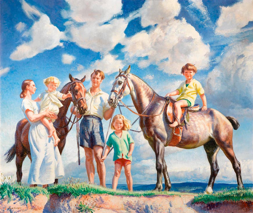 A Seaside Holiday (Отдых на морском берегу), 1932