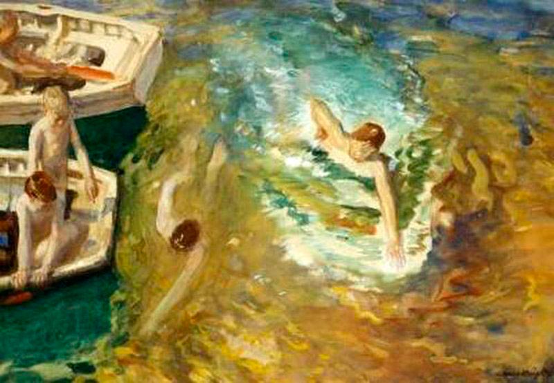  Bathing off the Boats (Купание с лодки), 1912