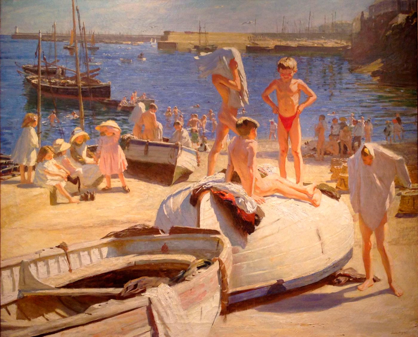 Boys, Newlyn, Cornwall (Мальчишки, Ньюлин, Корнуолл), c.1909-1910