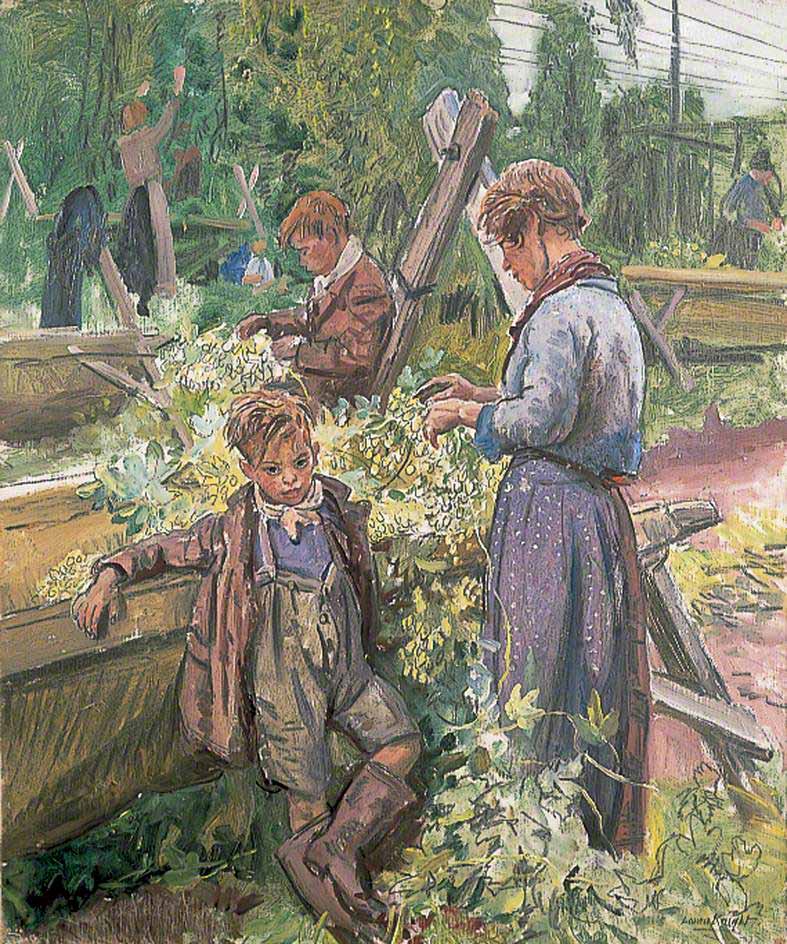 Hop-Picking No.1 (Сбор хмеля №1), c.1946