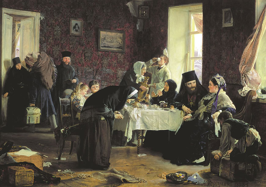 B мoнacтыpcкoй гocтиницe (In the monastery hotel), 1882