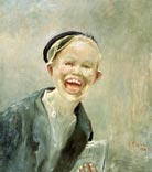 Мальчик - продавец газет