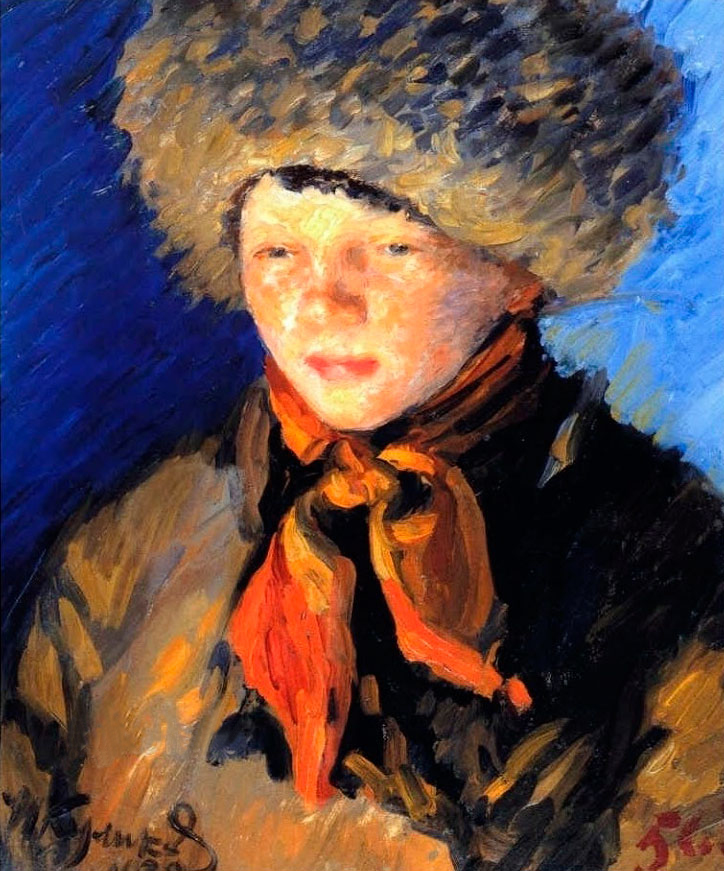 Портрет мальчика в меховой шапке (Portrait of a boy in a fur hat), 1939