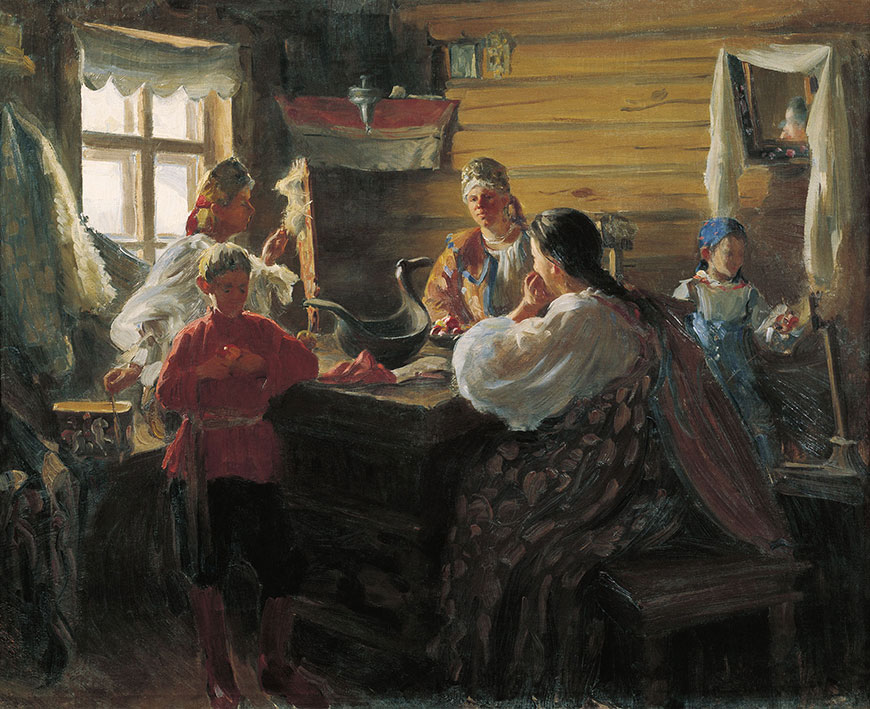 Зимним вечером (Winter evening), 1907