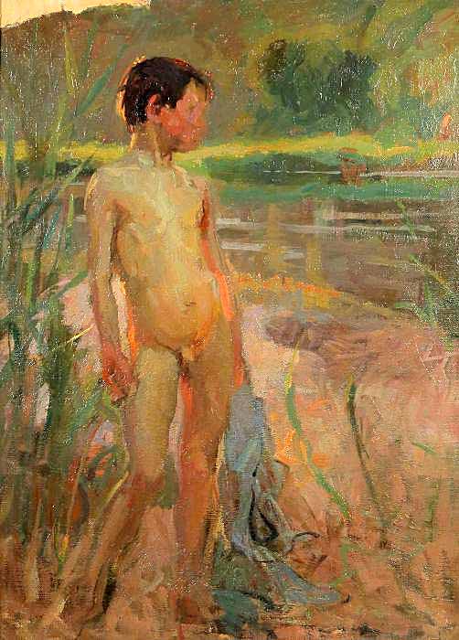 Boy at the Danube river (Мальчик у Дуная)