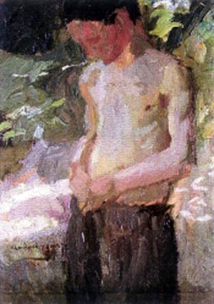 Knabenhalbakt (Наполовину обнажённый мальчик), 1903