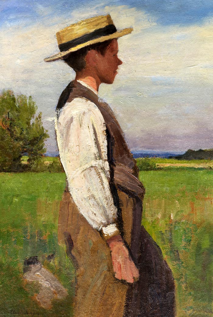 Junge mit Hut (Мальчик со шляпой), 1910