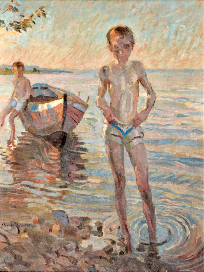 Badende Knaben am Ammersee (Мальчики купаются в озере Аммерзее)