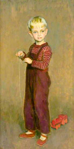 Boy with toy (Мальчик с игрушкой), 1947