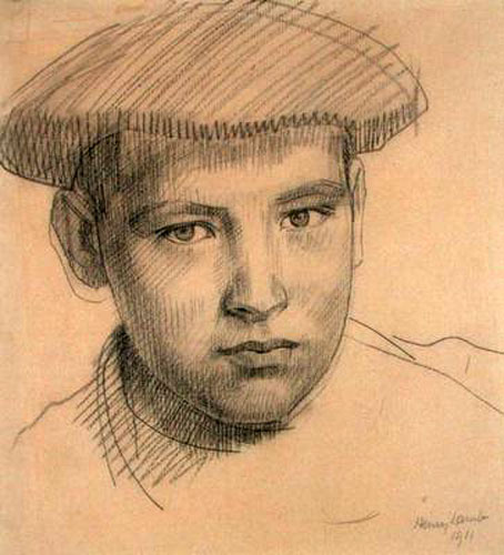 Study of the Head of a Breton Boy (Эскиз головы мальчика из Бретани), 1911 